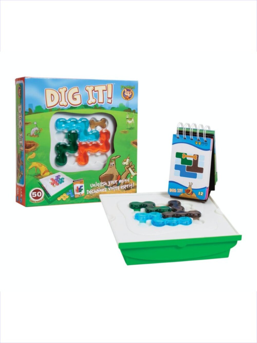 FoxMind Dig It! Puzzle Solution Logic Game (Multilingual) New Sealed